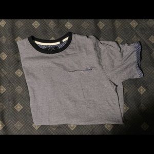 Patterned Shirt with Rolled Sleeves